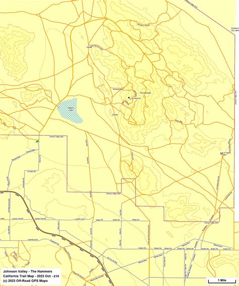 johnson valley map|Johnson Valley Map